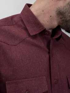 Flannel Cotton Shirt With Two Front Pockets