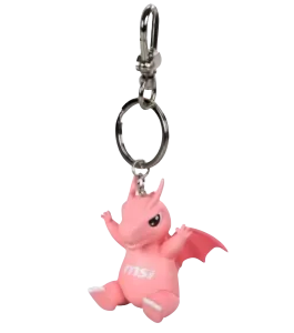 MSI (GF0-NXXXX60-000) Lucky Figure KeyChain Figure - Pink