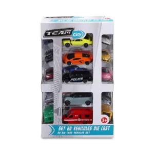 Team City Vehicles Set (20 Cars)