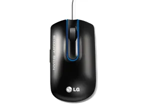 LG (LSM-100) Mouse Scanner - 1,200 DPI Scan - Portable Size - Black