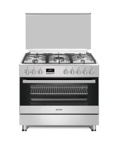 GORENJE Cooker 90Cm Wide 5 Gas Burners White