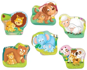 Frank Educational Puzzle - Animal And Babies