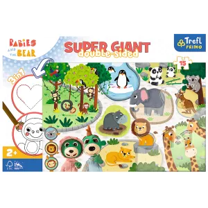 Trefl Puzzle  -  Giant Babies At The Zoo / Kazstudio