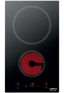 Hob Lofra Venere VENERE30 Black Glass