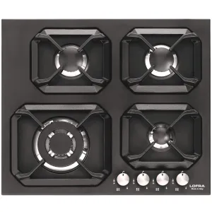 Hob Lofra Urano HLNM6G0/GC26 Black Steel