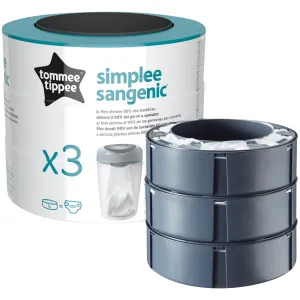 Tommee Tippee Simplee Sangenic Refill Cassette (Pack of 3)