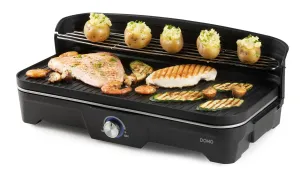Domo Barbecue Table Grill With Windshield, 200W