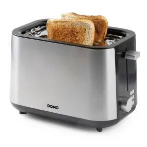 Domo Toaster - For 2 Toasts - With Integrated Bun Warming Rack