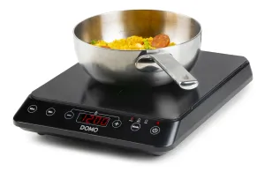 Domo Induction Cooking Plate - 1 Burner - Ø 18 Cm
