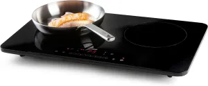 Domo Induction Cooking Plate - 2 Burners - Ø 20 Cm