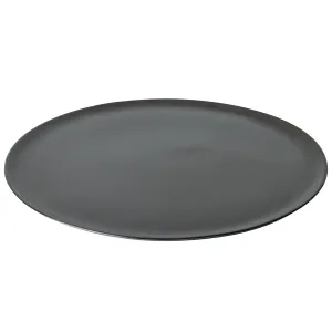 Round Dish Aida Raw Titanium Black 42cm