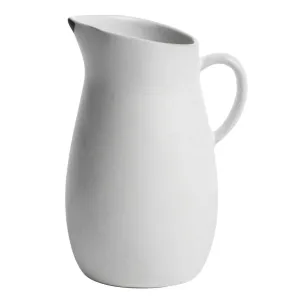 "Jug Aida with Handle Raw Arctic White 0,6L"