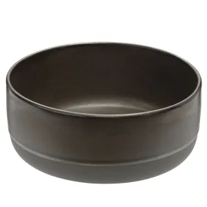 Bowl High Aida Raw Metallic Brown 19.5*8