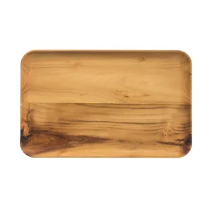 Rectangular Dinner Plate Aida Raw Teak Wood 15469