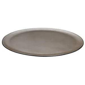 Round Dish Aida Raw Metallic Brown 34cm