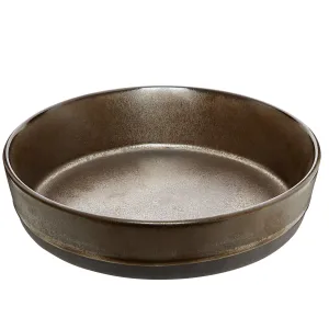Soup Plate Aida Raw Metallic Brown 19.4*4.5cm