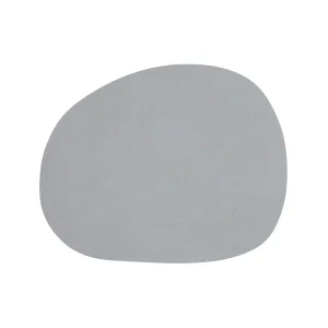 Buffalo Placemat Aida Raw Leather Light Grey 15489