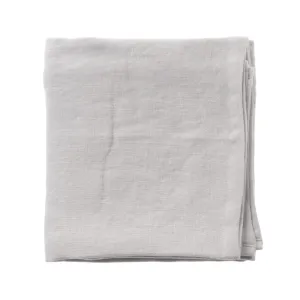 Set of 4 Napkins Aida Raw Linen Light Grey 15681