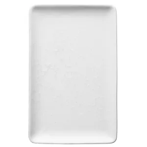 Rectangular Plate Aida Raw Arctic White 23.5*15cm