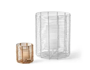 Candle Holder Philippi Tealight Cane L 225006