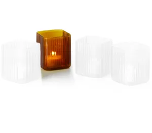 Candle Holder Philippi 113014 Orange