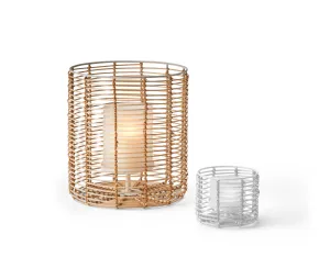 Candle Holder Philippi Cane L 225007