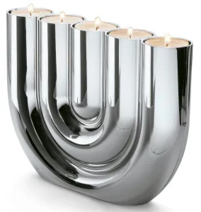 Double U Tealightholder Philippi 123137 Chrome