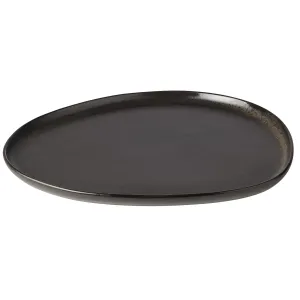 Dinner Plate Aida Raw Organic Titanium Black 29*25