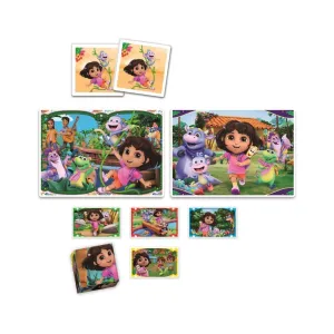 Clementoni Edukit 4 In 1 Dora Puzzle