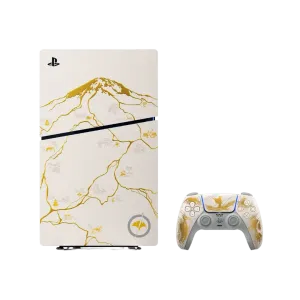 Sony (CFI-2016) PlayStation 5 Slim With Blu-Ray Disk- 1Tb SSD- 16Gb - Ghost of Yotei Edition -White