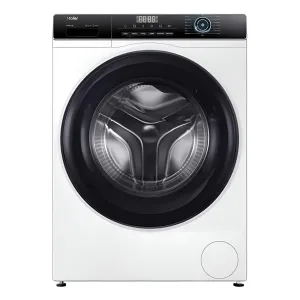 Haier HW80-BP12929 Front Load Washing Machine – Inverter Motor, 8kg, 12000 RPM White