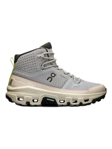 On Cloudrock Mid Wp 1 Women Hiking Shoes Alloy/Ice