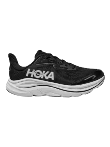 Hoka Clifton 10 Gs-Boys Running Shoes Black/White