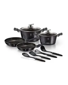 Berlinger Haus 10 pcs cookware set, Metallic Line Carbon Pro Edition