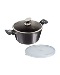 Berlinger Haus Casserole with lid, 28 cm, Metallic Line Carbon Pro Edition