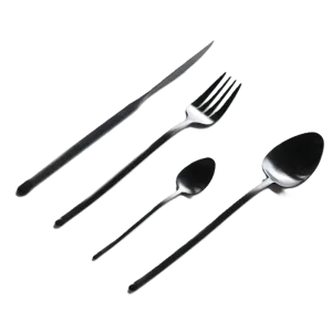 Basic Dining Set Herdmar Stick 24pcs Mat Black