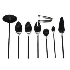 Basic Serving Set Herdmar Desire 8pcs Mat Black