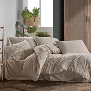 Pura Linen Bed Set - Beige
