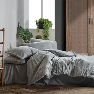 Pura Linen Bed Set - Grey
