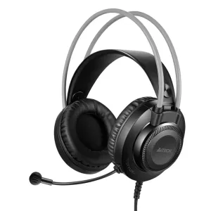 A4Tech (FH200U) Fstyler Conference Over-Ear Headphone - 50mm Driver - USB - Grey