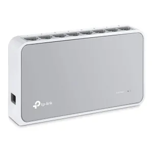 TP-Link (TL-SF1008D) 8-Port 10-100Mbps Desktop Switch - White