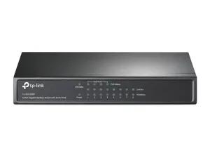 TP-Link (TL-SG1008P) 8-Port Gigabit Desktop Switch with 4x Port PoE - Black