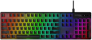 HyperX (HKCPXP-BK-US/G) RGB Pudding Keycaps (Full key set) Doubleshot PBT - Black