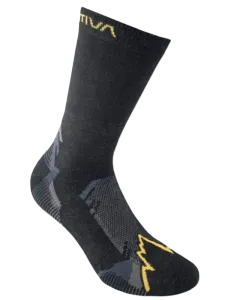 La Sportiva X Cursion Unisex Hiking Sock Black/Yellow