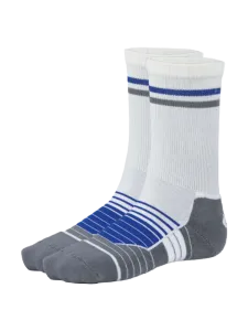 Oil And Gaz Sporty Unisex Hiking Sock White/Grey/Royal Blue