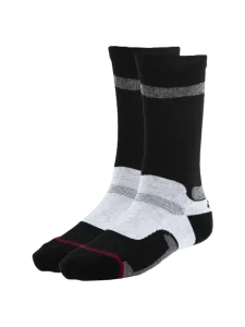 Oil And Gaz Sporty Unisex Hiking Sock  Black/D-Grey/L-Grey/Brg