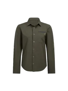 Oil And Gaz Convertible Unisex Hiking Shirt Olive