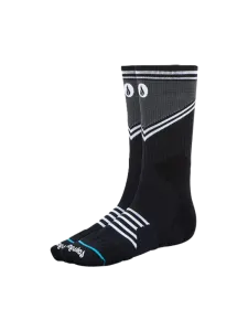 Oil And Gaz Comfortable Unisex Hiking Crew Socks Black/White