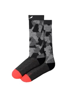 Salewa Pedroc Camo Women Hiking Sock Blackout/Coral