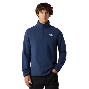 The North Face Glacier 1/4 Zip Men Hiking Fleece Summit Navy
